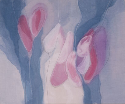 vibrato rosa - a Paint Artowrk by Terry Trevisan